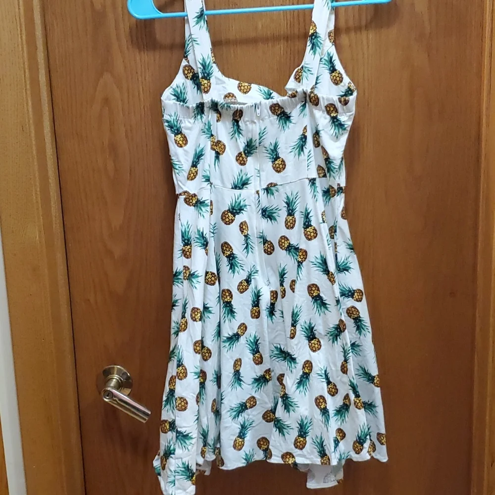 Ixia pineapple print mini dress A-line - Picture 3 of 3